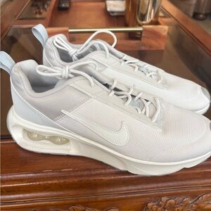 Nike Light Grey and White Air-Style Women’s Sneakers, Size 9.5